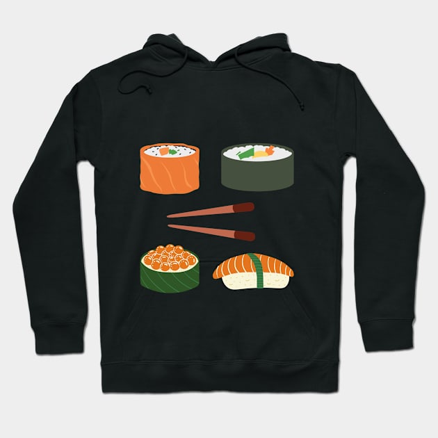 It's Sushi Time! Hoodie by gmonpod11@gmail.com